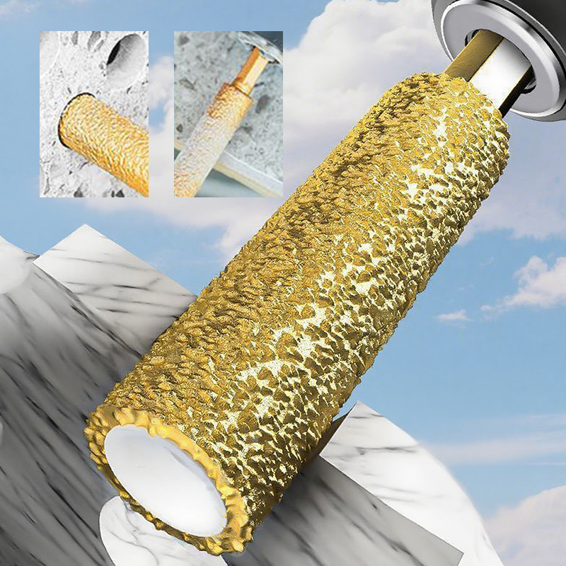 🔥2-in-1 Hexagonal Shank Brazing Dry Drilling Specialized Hole Opener