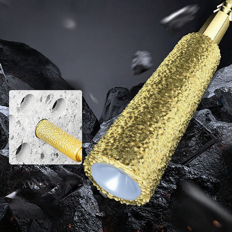 🔥2-in-1 Hexagonal Shank Brazing Dry Drilling Specialized Hole Opener