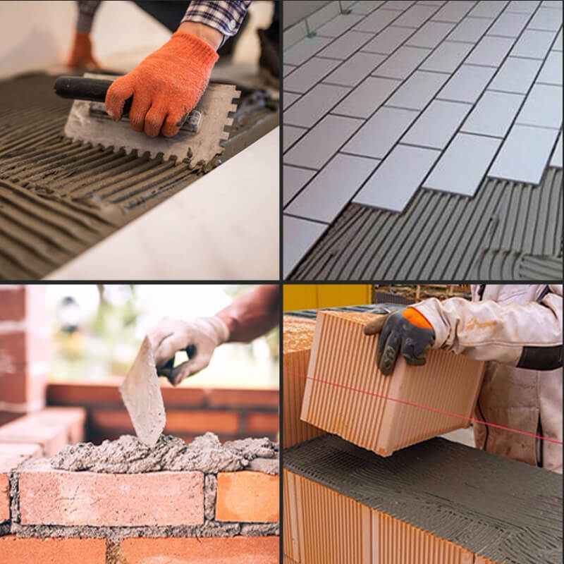 Tile tool serrated trowel