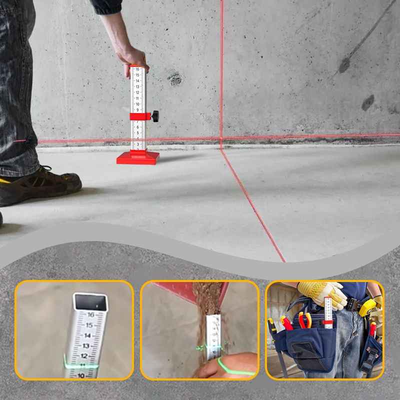 Lay Floor Tile Equal Height Ruler