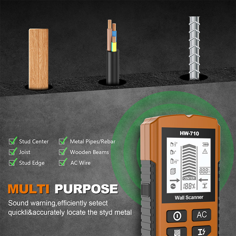 🔥💯Multifunctional Handheld Metal & Wall Detector