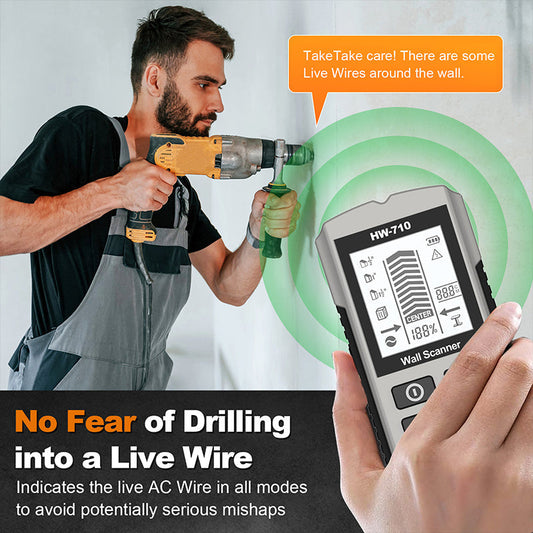 🔥💯Multifunctional Handheld Metal & Wall Detector