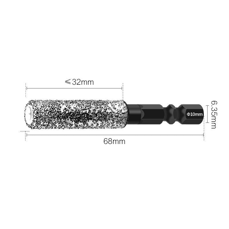 🔥2-in-1 Hexagonal Shank Brazing Dry Drilling Specialized Hole Opener