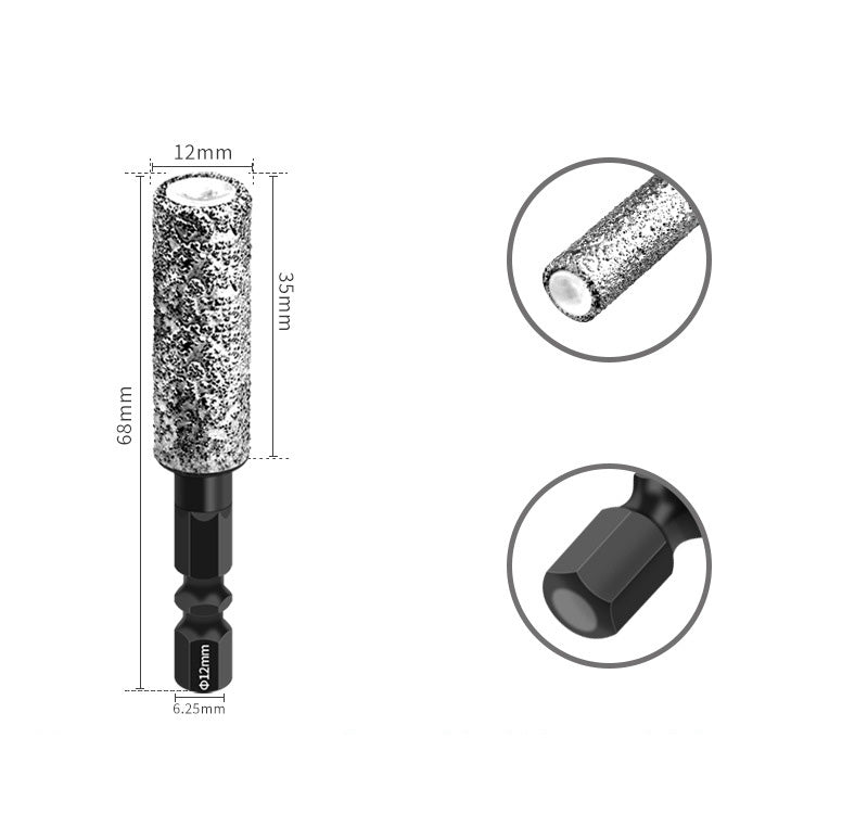 🔥2-in-1 Hexagonal Shank Brazing Dry Drilling Specialized Hole Opener