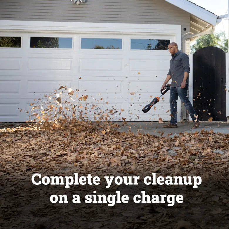 20V 410 CFM 130 MPH brushless leaf blower