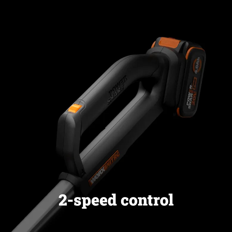 20V 410 CFM 130 MPH brushless leaf blower